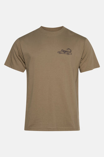 T-shirt met korte mouwen - Kaki - VANS “OFF THE WALL”