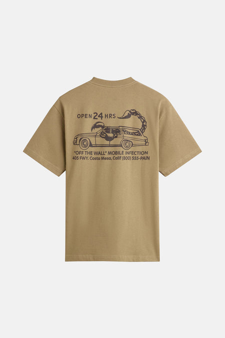 T-shirt (manches courtes) Brun - VANS “OFF THE WALL”