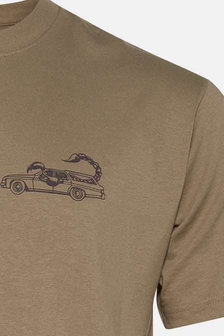 T-shirt met korte mouwen - Kaki
