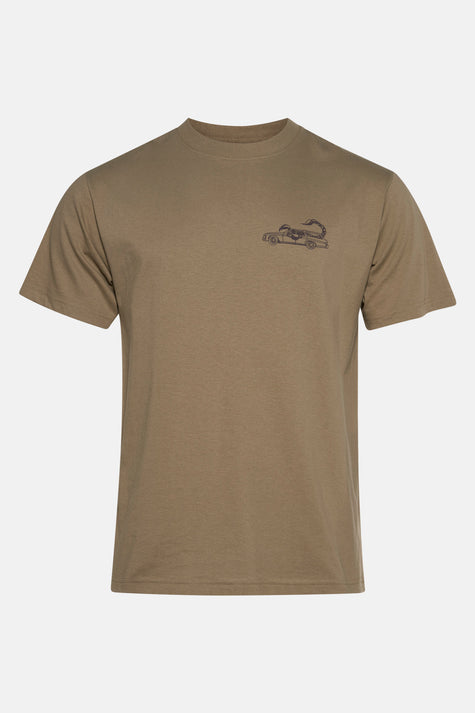 T-shirt (manches courtes) brun - VANS “OFF THE WALL”