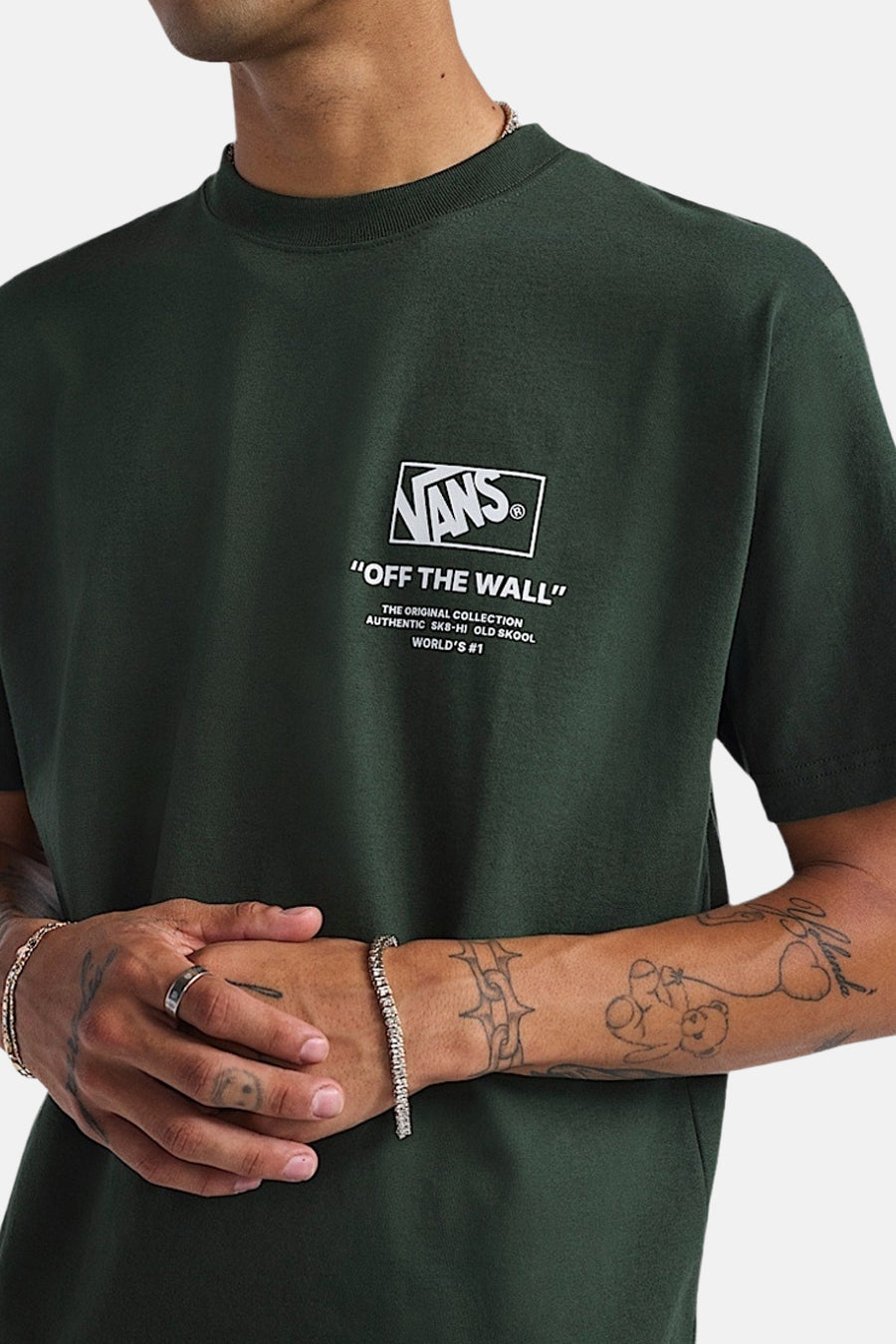 T-shirt à manches courtes - vert - VANS “OFF THE WALL”