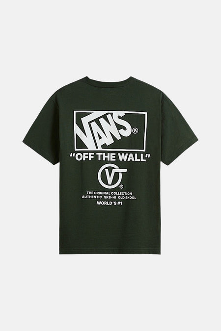 T-shirt (manches courtes) Vert - VANS “OFF THE WALL”