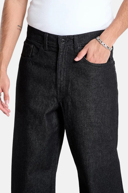 Jeans straight Black denim - VANS “OFF THE WALL”