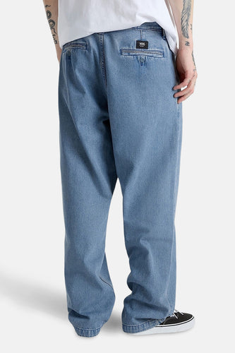 CHECK 5 BAGGY DENIM PANT - mid blue denim - VANS “OFF THE WALL”