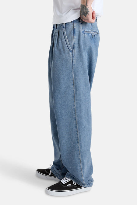 Jeans wide Mid blue denim - VANS “OFF THE WALL”