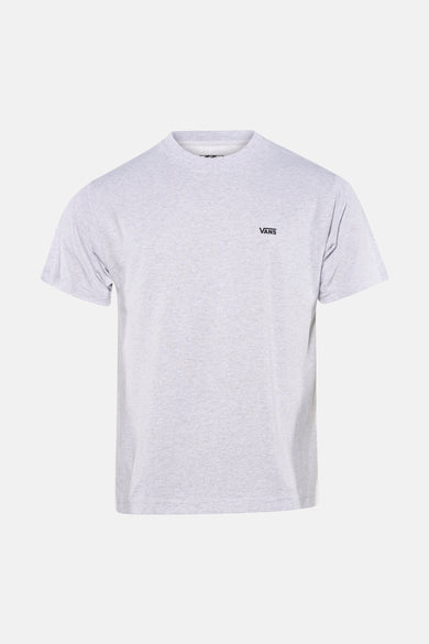 Grijs T-shirt van VANS “OFF THE WALL” met korte mouwen en een klein logo op de borst.
