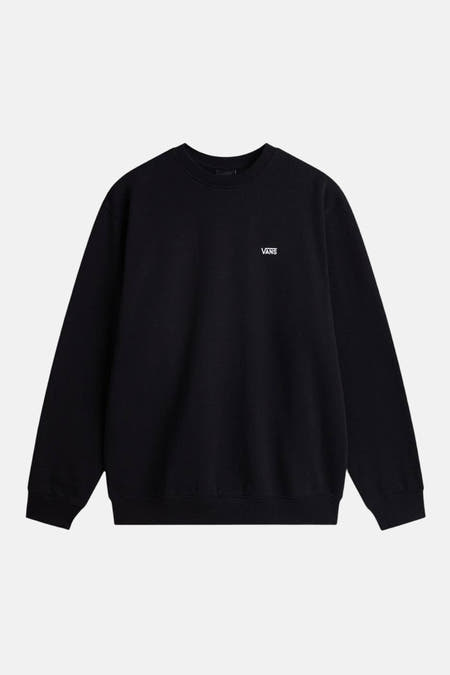 Zwarte sweater van VANS met lange mouwen en een ronde hals.