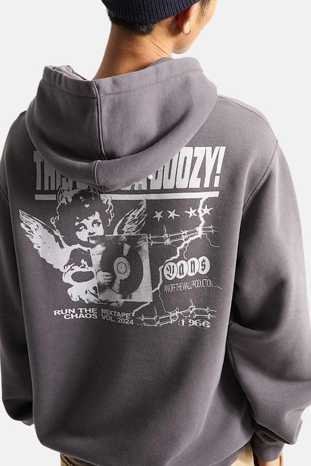 Sweat à capuche Gris - VANS “OFF THE WALL”