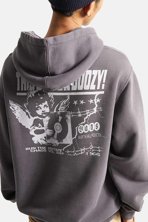 Sweat à capuche Gris - VANS “OFF THE WALL”