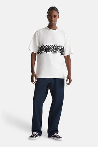 Jeans wide off white denim - VANS “OFF THE WALL”