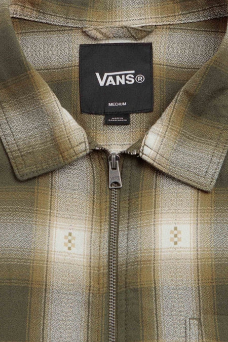 Chemise (manches longues) vert - VANS “OFF THE WALL”