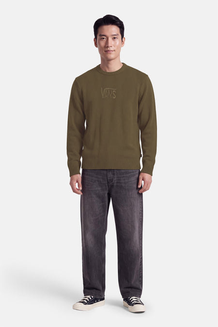 Pull O-hals - bruin