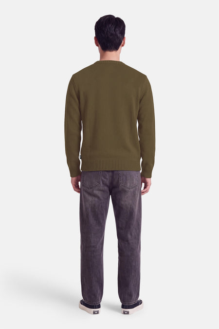Pull O-hals - bruin