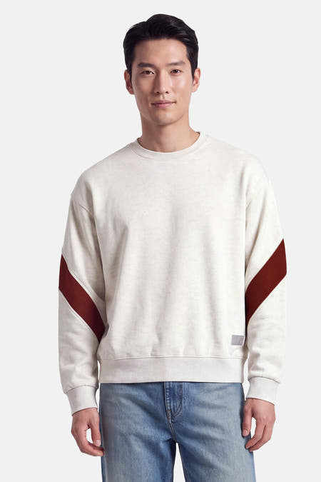 Sweater O-hals - grijs