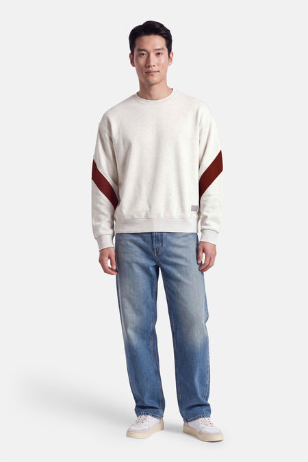 Sweater O-hals - grijs