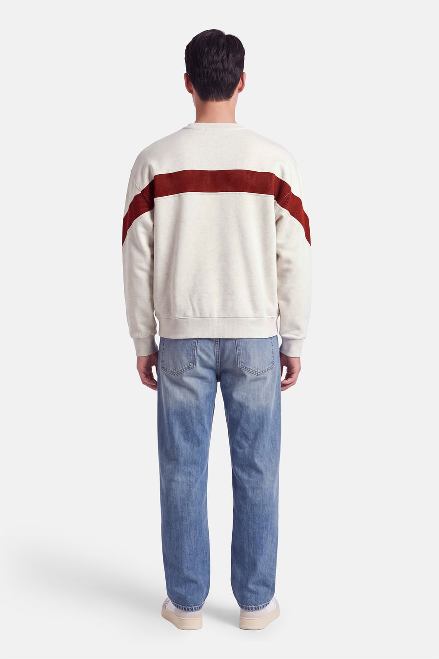 Sweater O-hals - grijs