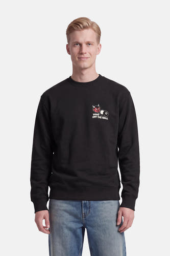 Sweat col O - noir