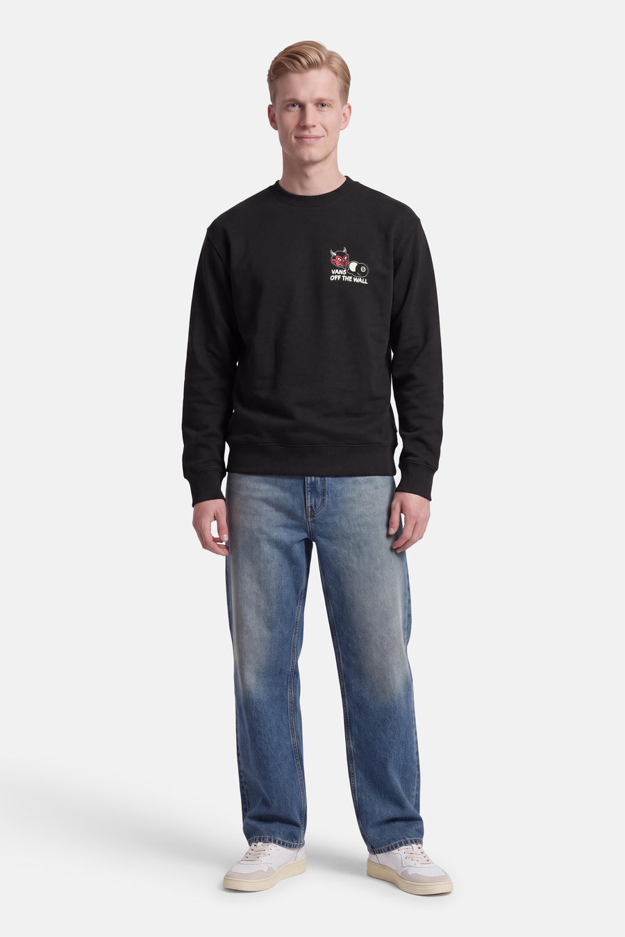 Sweat col O - noir