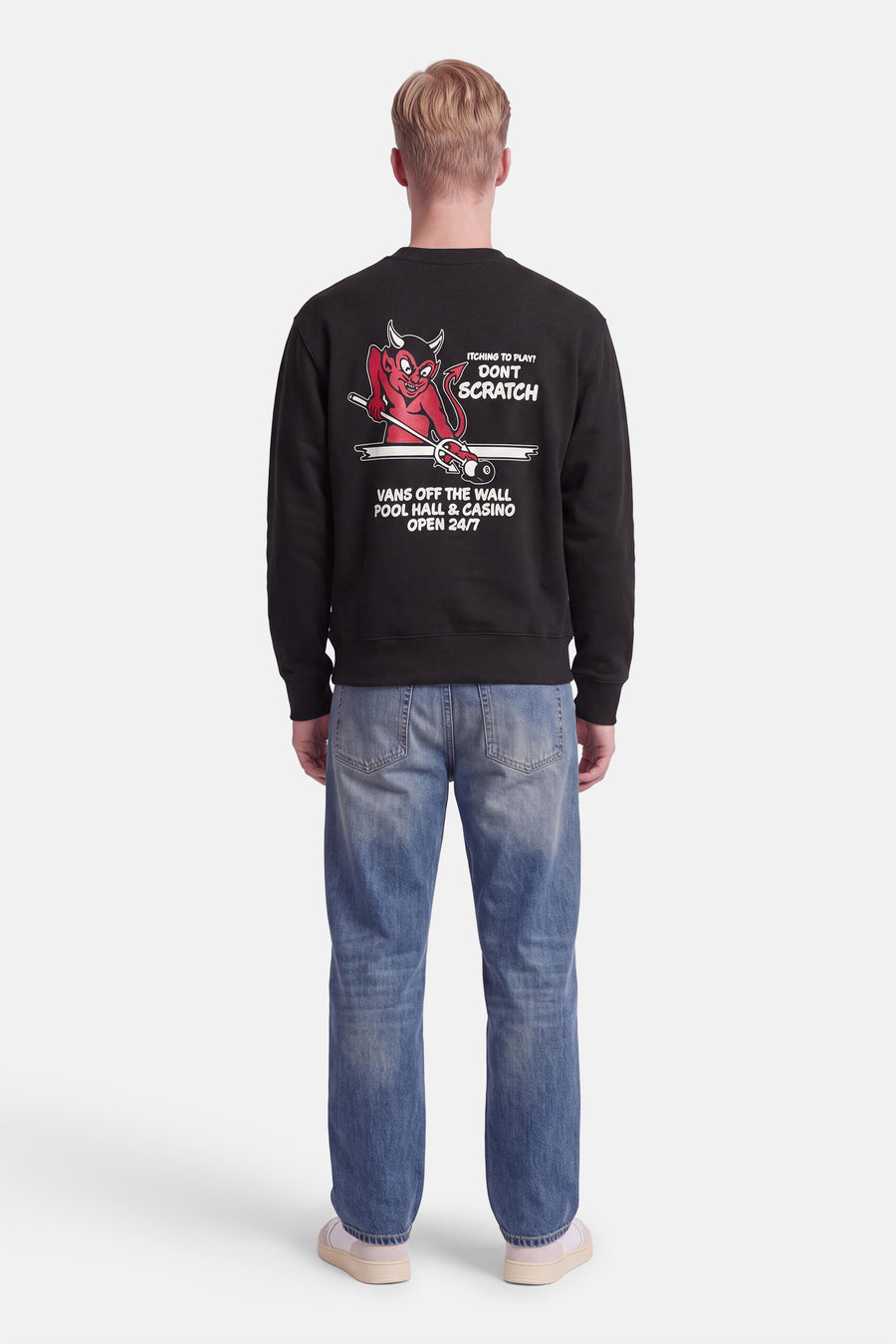 Sweat col O - noir