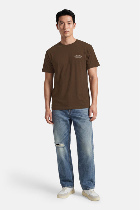 T-shirt met korte mouwen - bruin