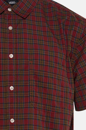 Hemd (korte mouwen) rood - VANS “OFF THE WALL”