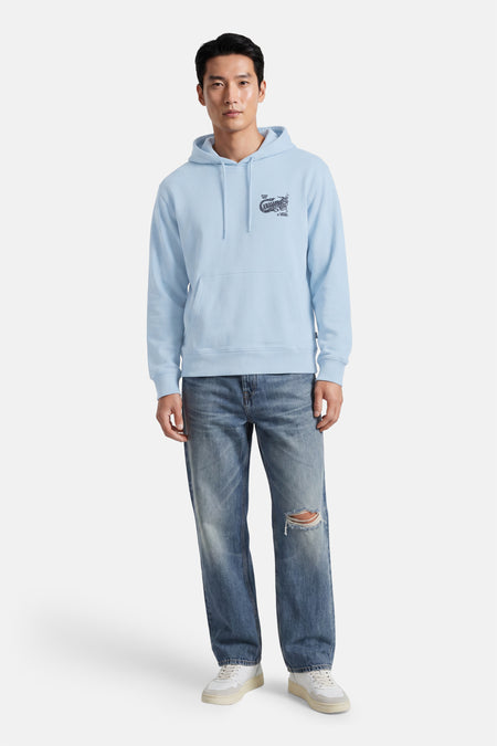 Sweat à capuche - bleu