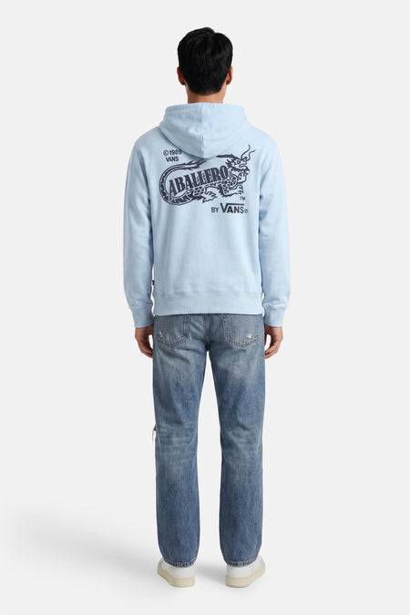 Sweater met kap - blauw