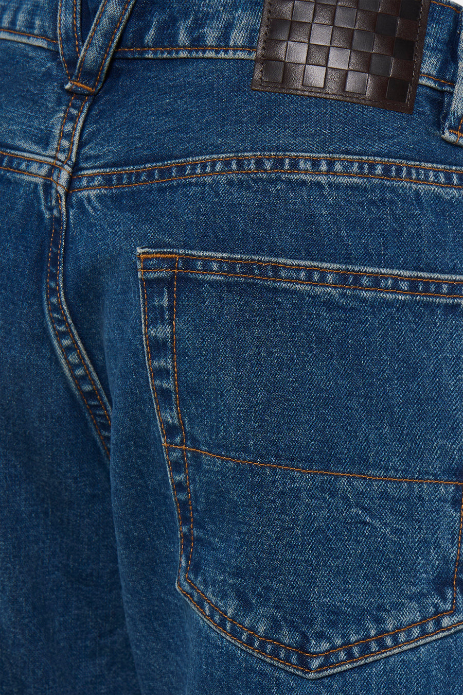 CHECK 5 - mid blue denim