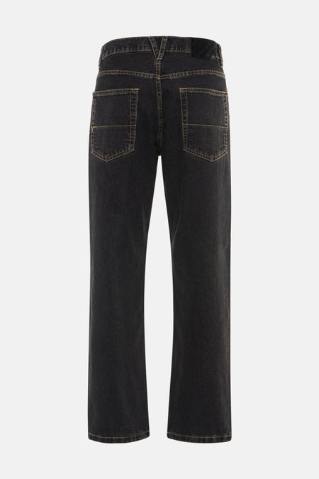 Jeans straight black denim - VANS “OFF THE WALL”
