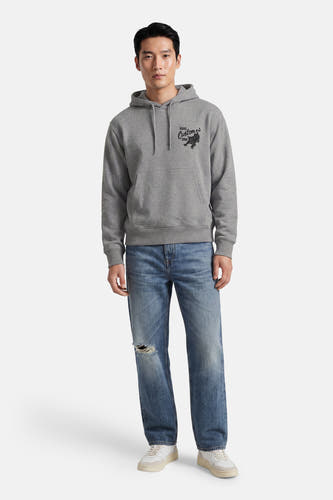 Sweater met kap - grijs