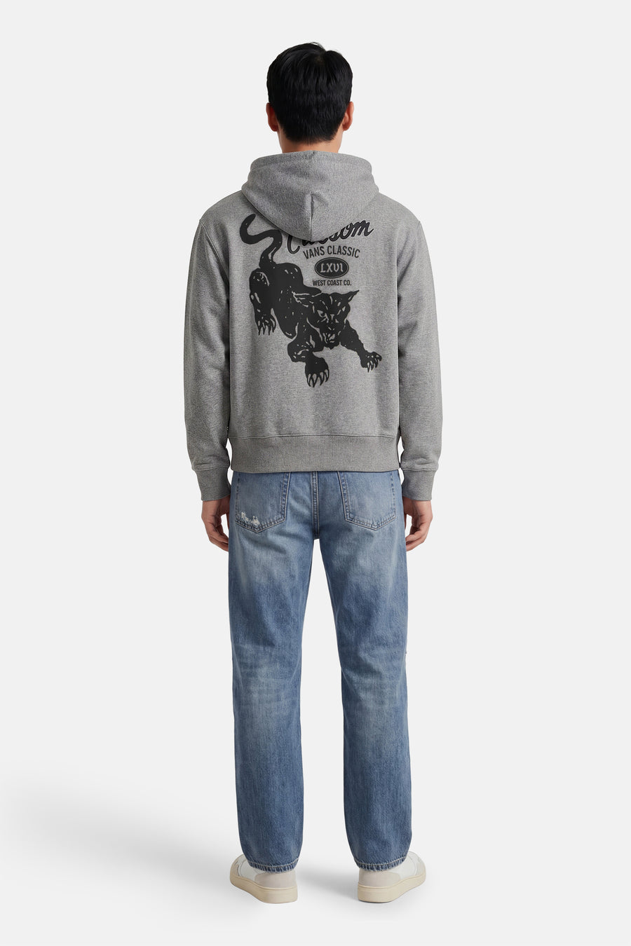 Sweater met kap - grijs