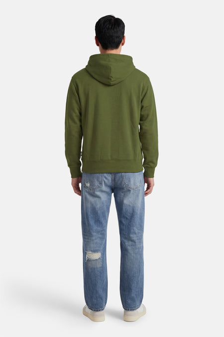 Sweater met kap - groen
