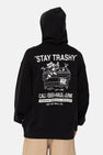 Sweater met kap - zwart