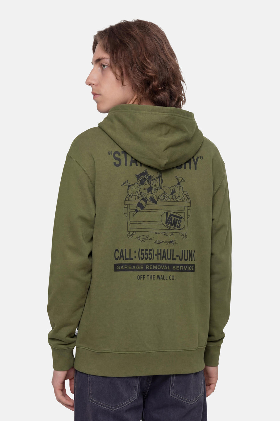 Sweater met kap - groen