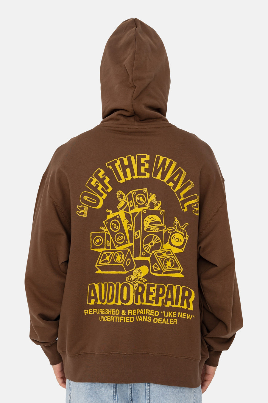 Sweater met kap - bruin