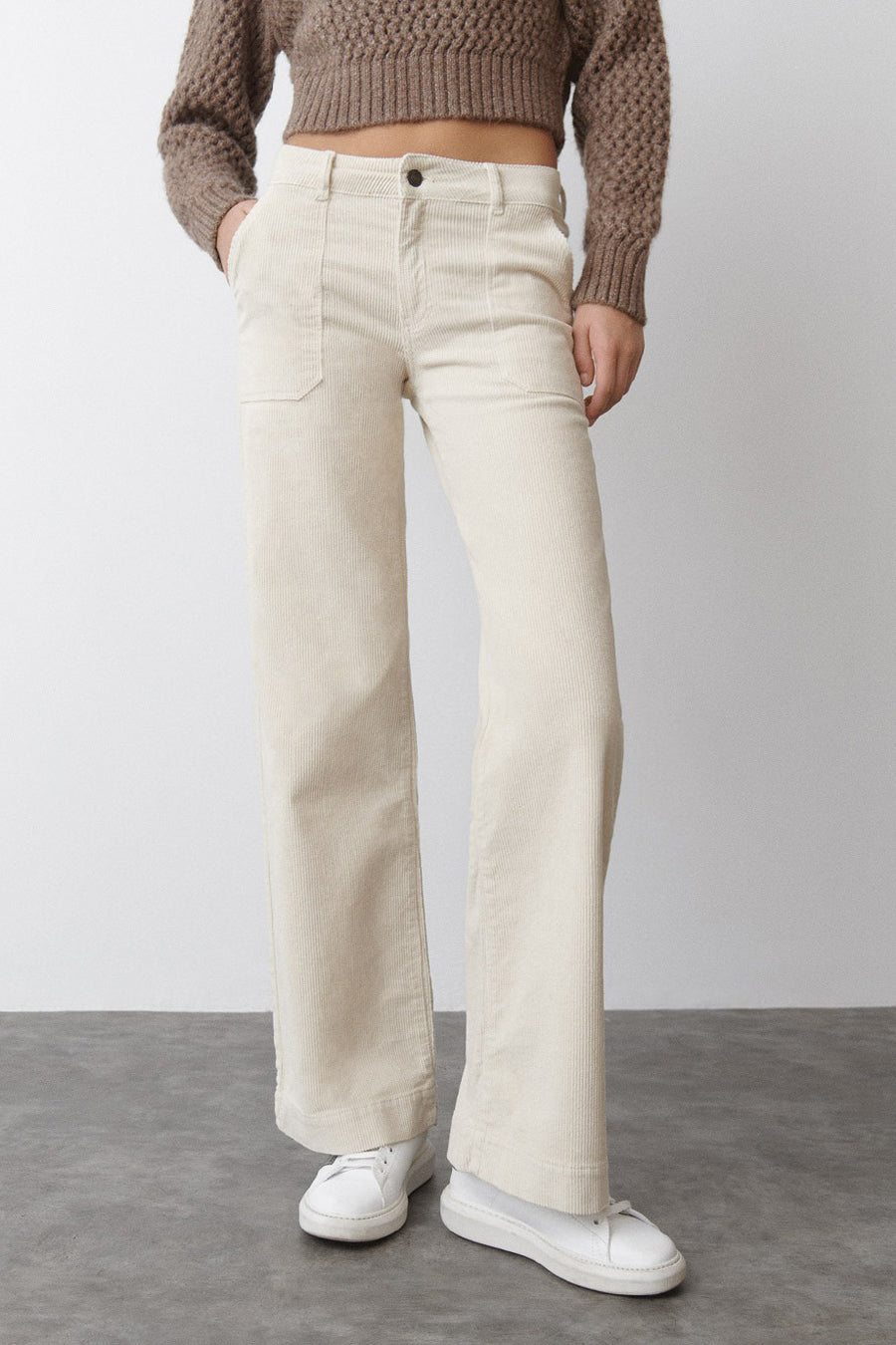 Broek - ecru