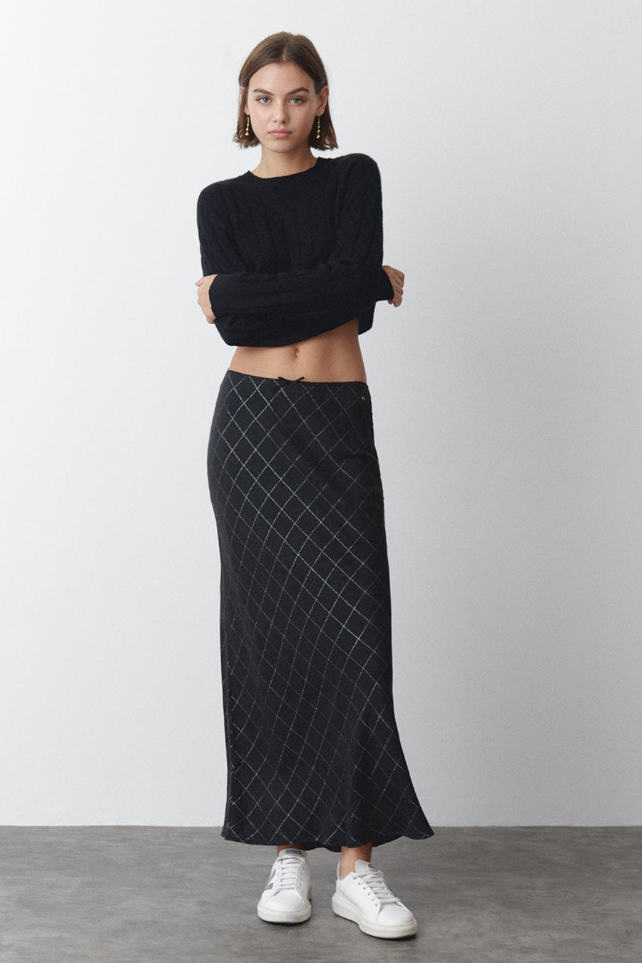 Rok 3/4 Zwart - BROWNIE