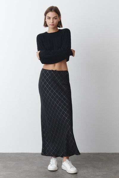 Rok 3/4 Zwart - BROWNIE