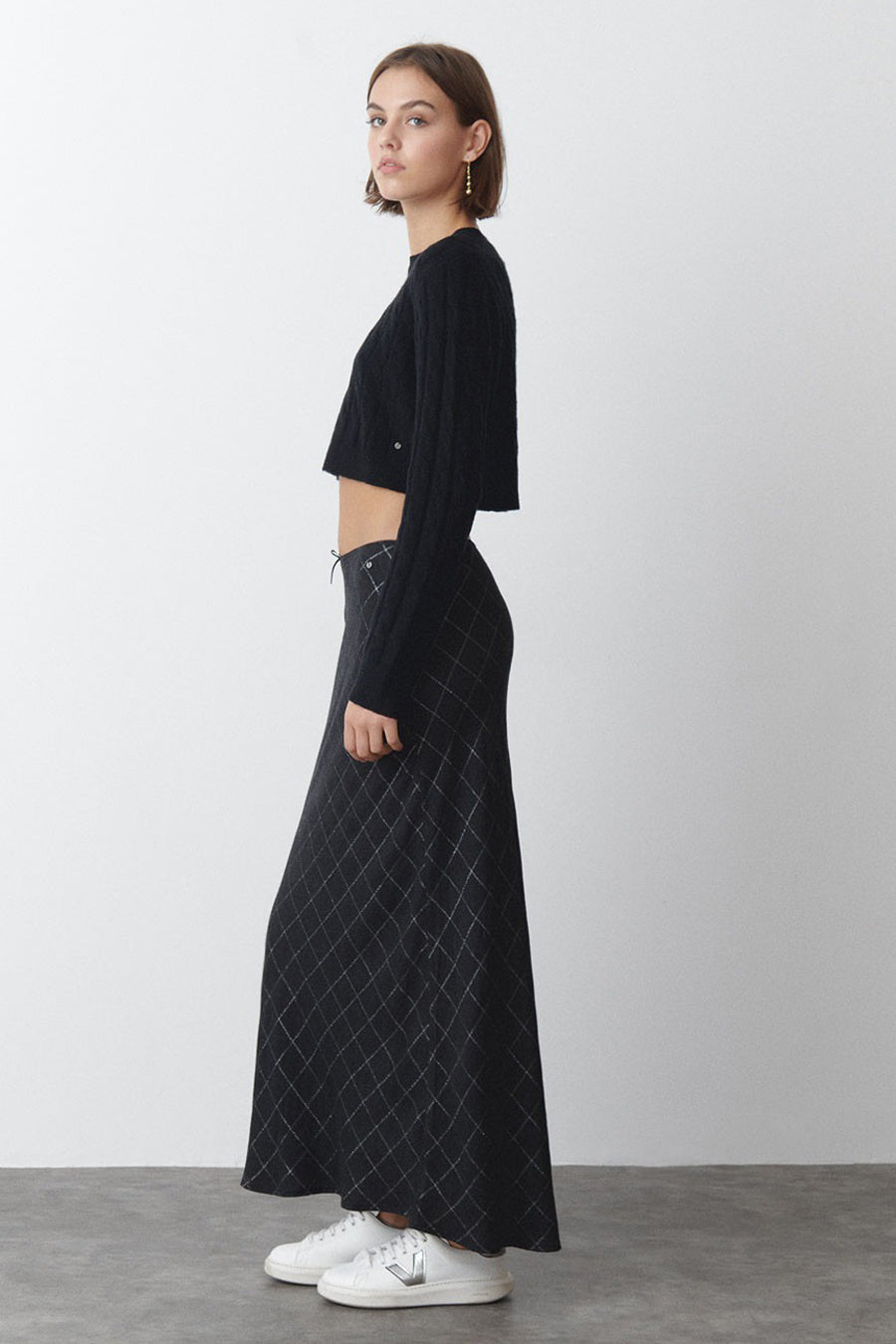 Rok 3/4 Zwart - BROWNIE
