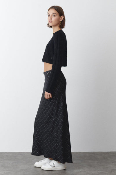 Rok 3/4 Zwart - BROWNIE