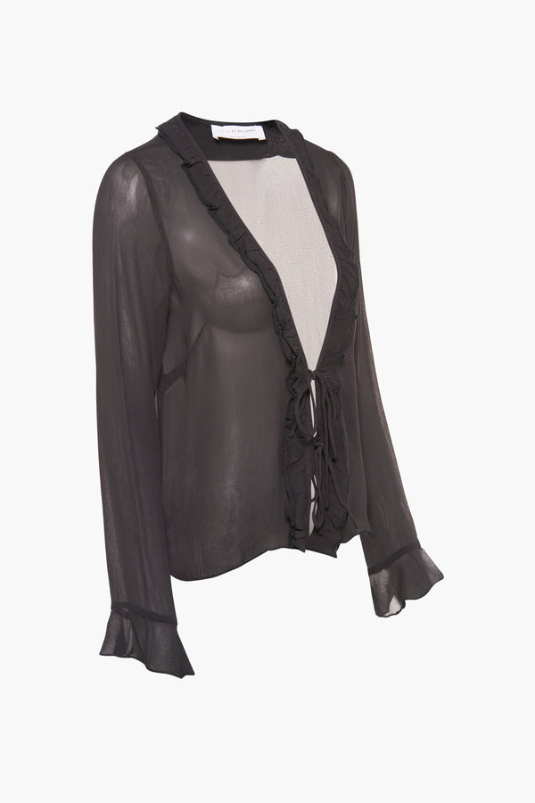 Blouse (lange mouwen) Grijs - BROWNIE