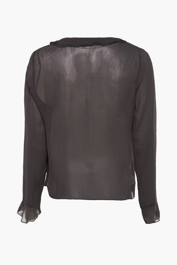Blouse (lange mouwen) Grijs - BROWNIE