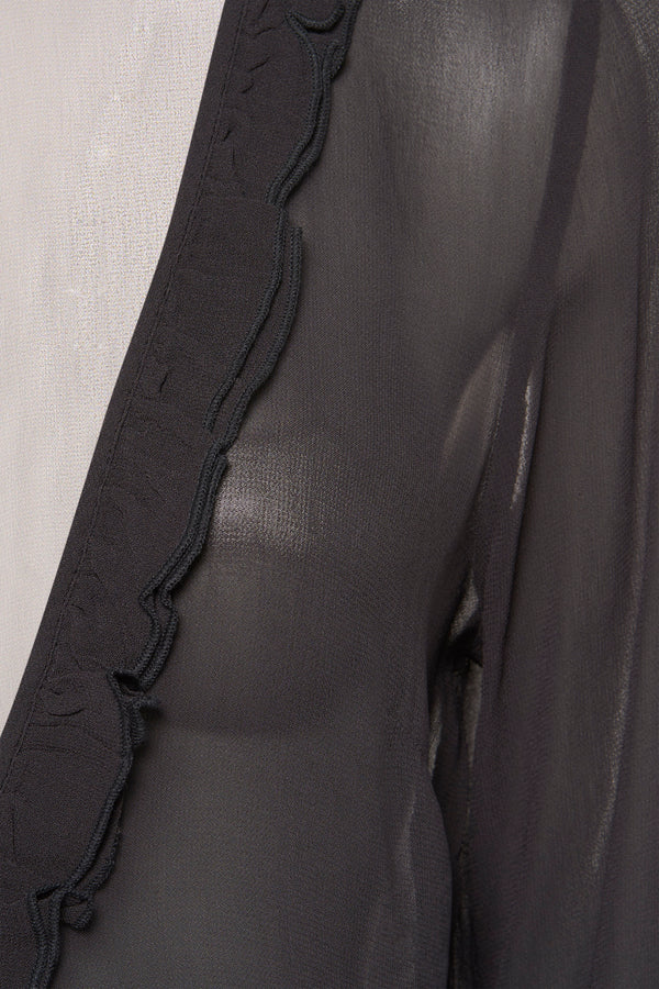 Blouse (lange mouwen) Grijs - BROWNIE