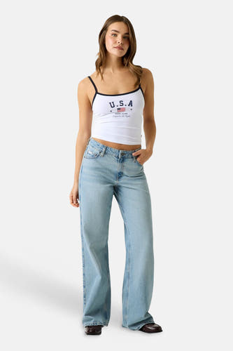 Jeans wide light blue denim - Guess®