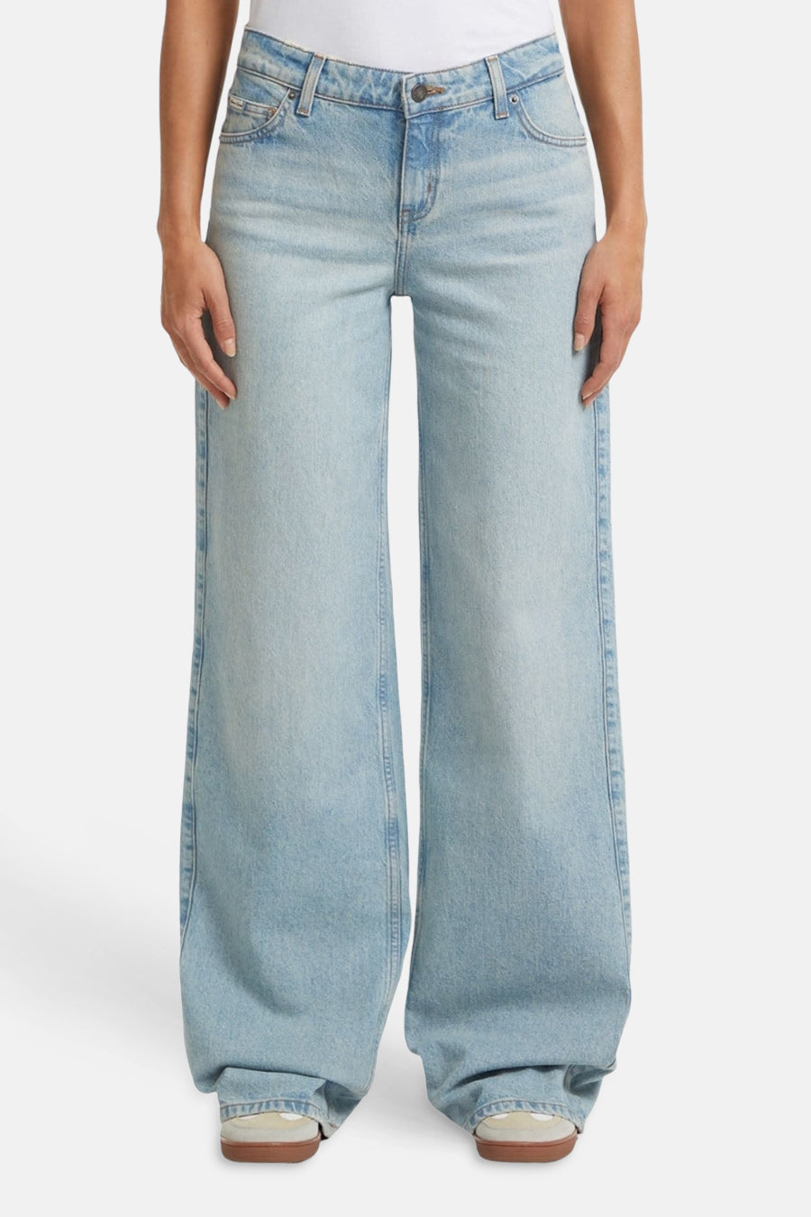 Jeans wide light blue denim - Guess®