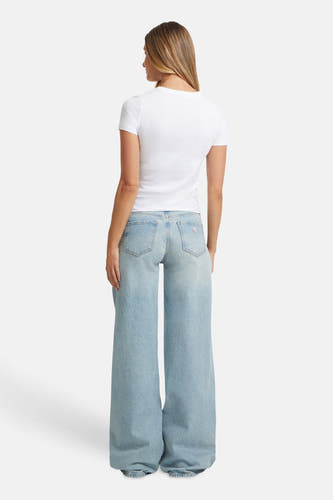 Jeans wide light blue denim - Guess®