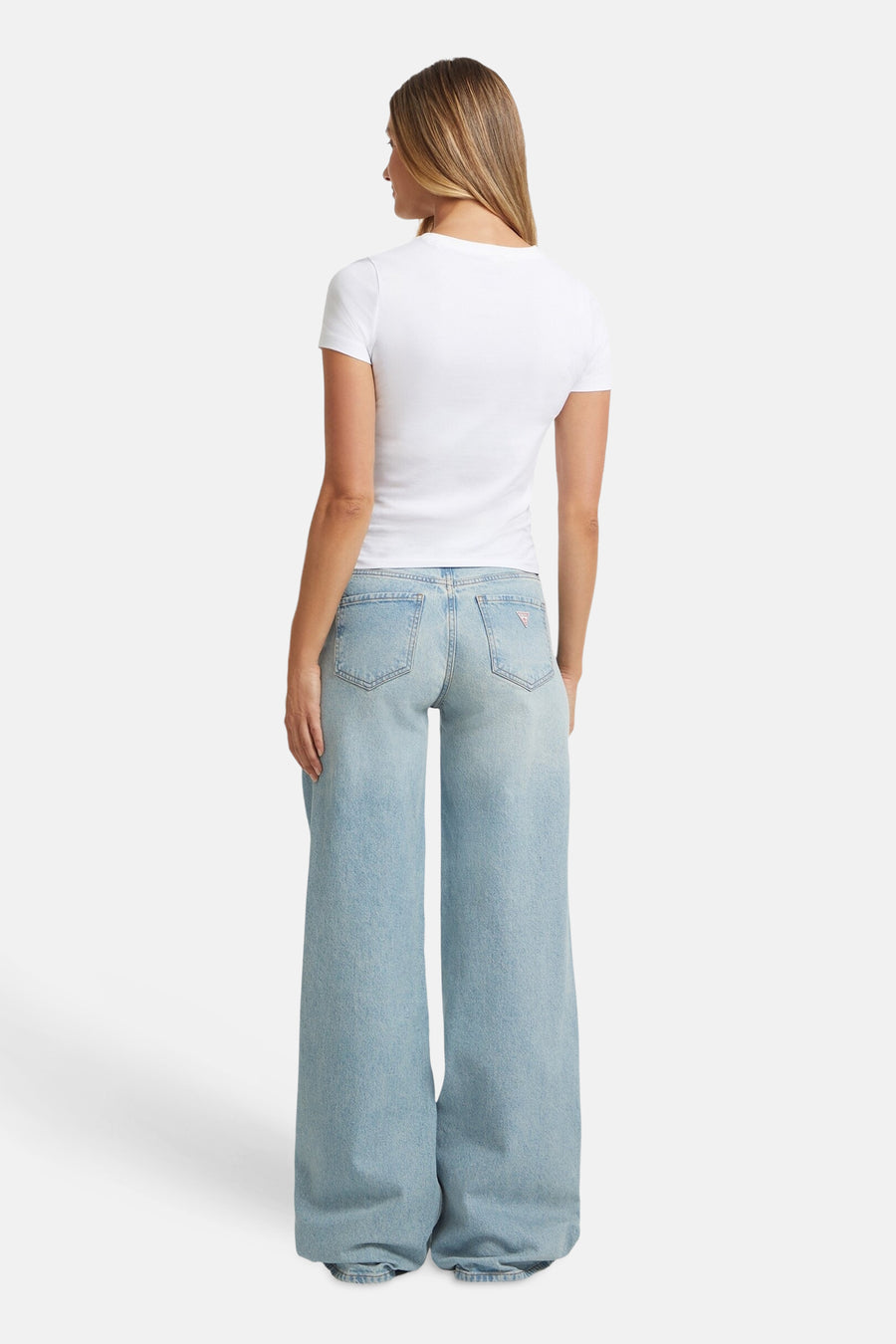 Jeans wide light blue denim - Guess®