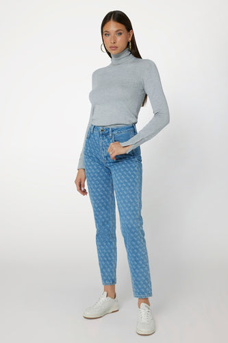 MOM GUESS - light blue denim