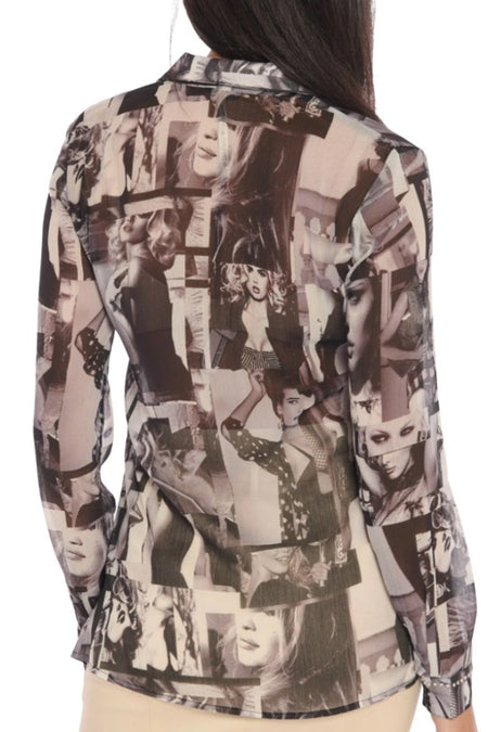 Blouse met lange mouwen - zwart