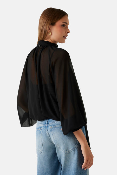 Blouse (lange mouwen) zwart - Guess®